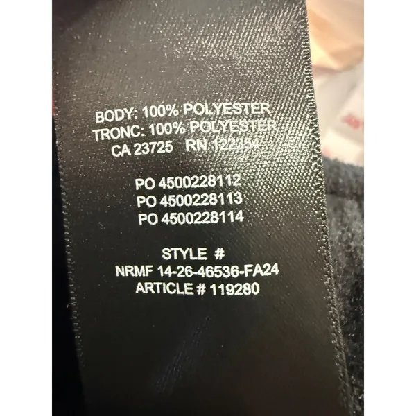 Golden by Aritzia Polartec Fleece Shorts Black Womens XS 119280 Tna Logo‎ - Image 6
