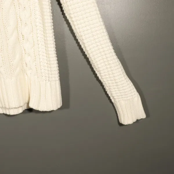 NWOT Lauren Ralph Lauren White Turtleneck Size Medium - Image 3