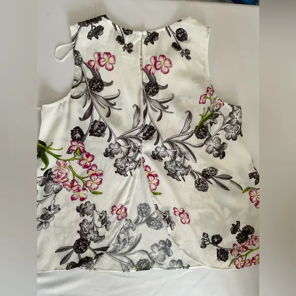 1‎ State Floral-Print Split-Back Cloud Tank Top Women's Size XS - Image 6