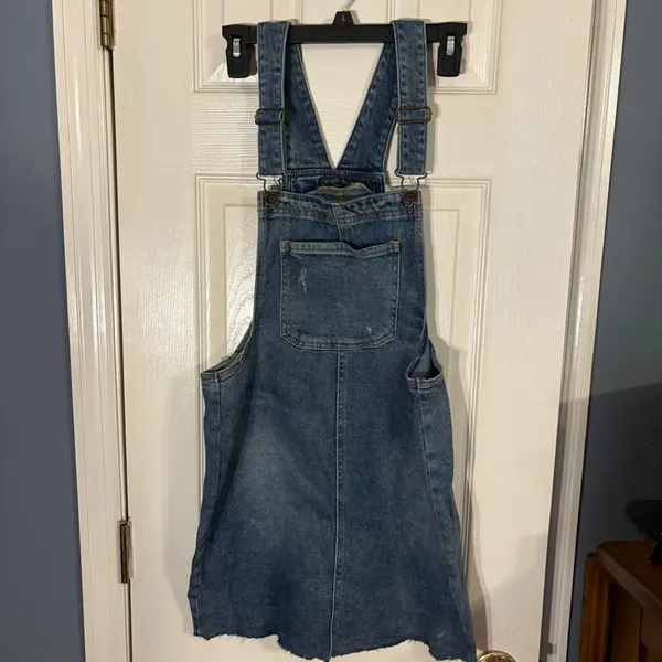 Wild Fable Blue Denim Overall Dress - Image 2