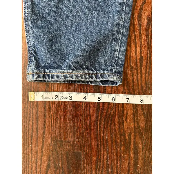 H&M High Rise Mom Jean Medium Wash Blue Jeans Size 6 - Image 10