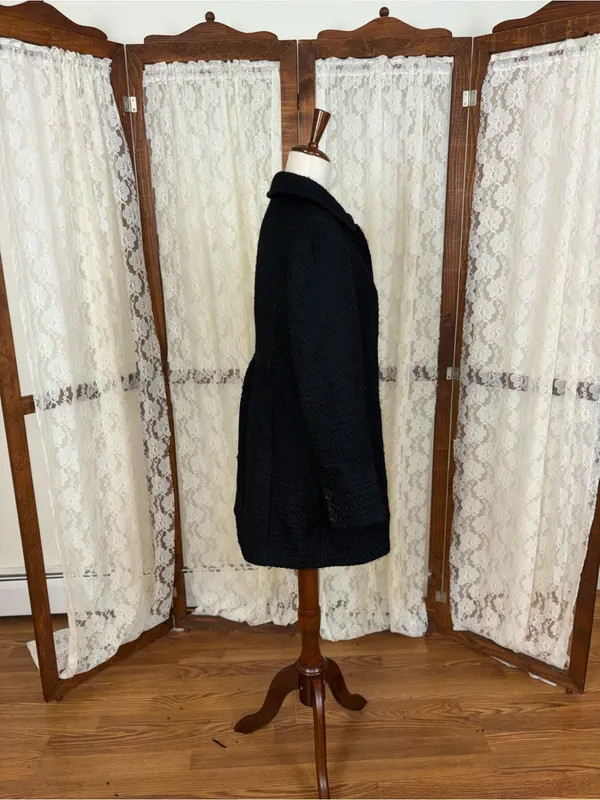 Gorgeous Ann Taylor Textured Wool Blend Peacoat - Image 3
