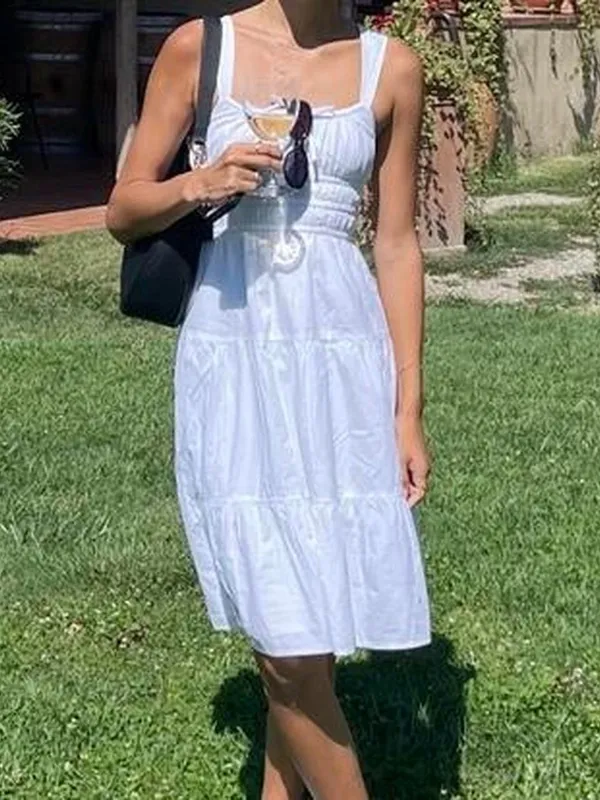 Aritzia Sunday best Martine Poplin Midi Dress Size XS - Image 4