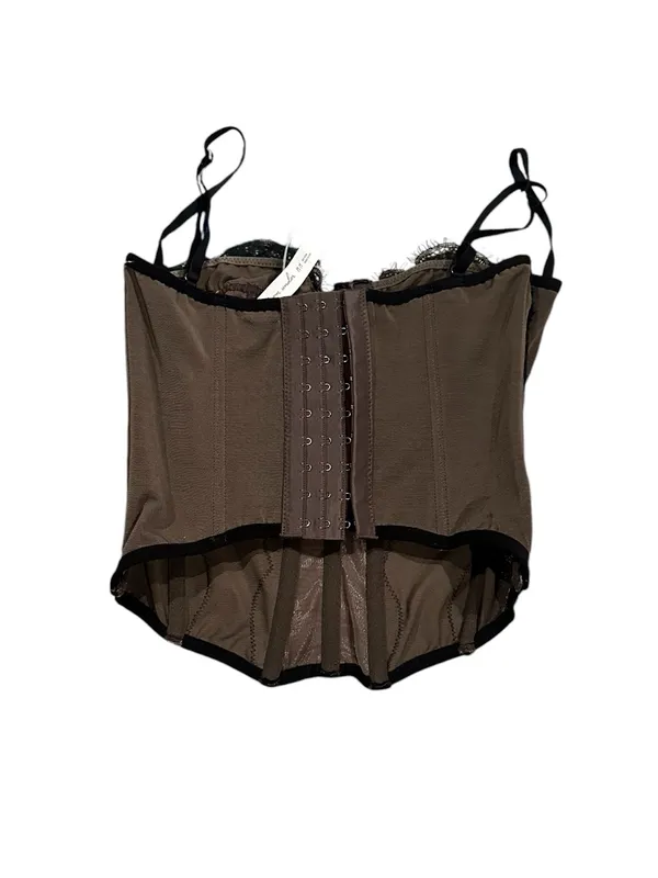 Urban Outfitters Out From Under Modern Love Corset Washed Black M - Image 9