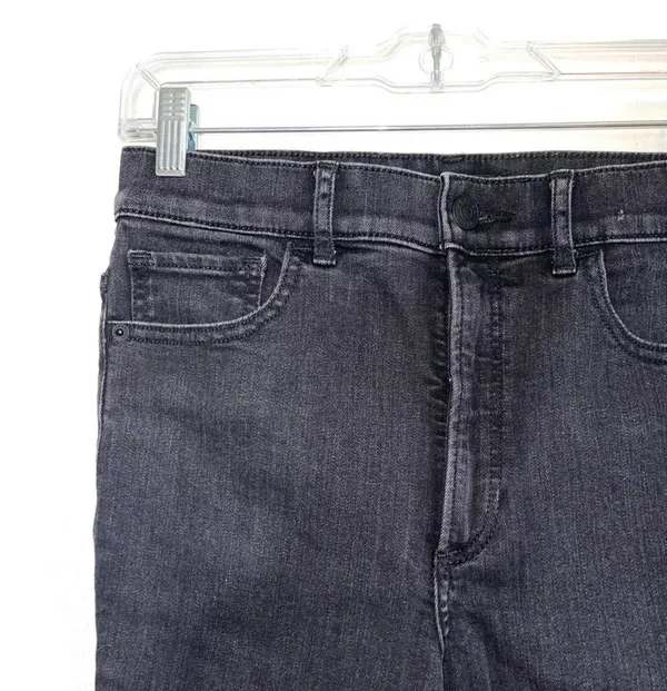 Express Perfect Denim Charcoal Black High Rise Ankle Skinny - Image 3