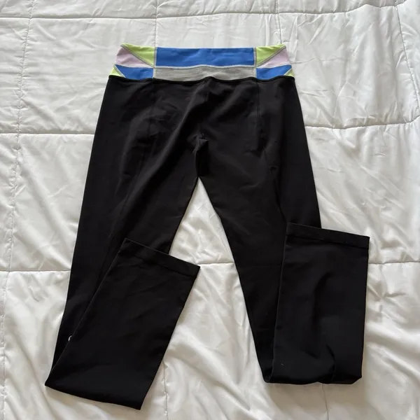 Lululemon Yoga Pants Leggings Womens 10 Black Quiet Luxury Activewear Outdoor‎ - Image 5