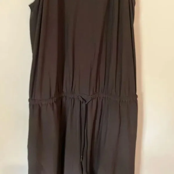 Athleta Black Sol Wide Leg Romper Jumpsuit Sz 2 #416636 N0525 #784 - Image 5