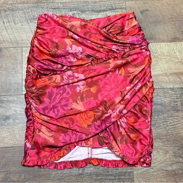 For love & Lemons Alia Floral Mini Skirt Size Small - Image 2