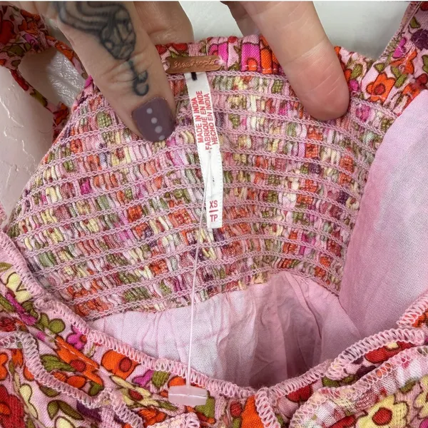 Free People NWOT Spring Blossom Combo Ellia Floral Printed 2 Piece Skort Set XS - Image 13