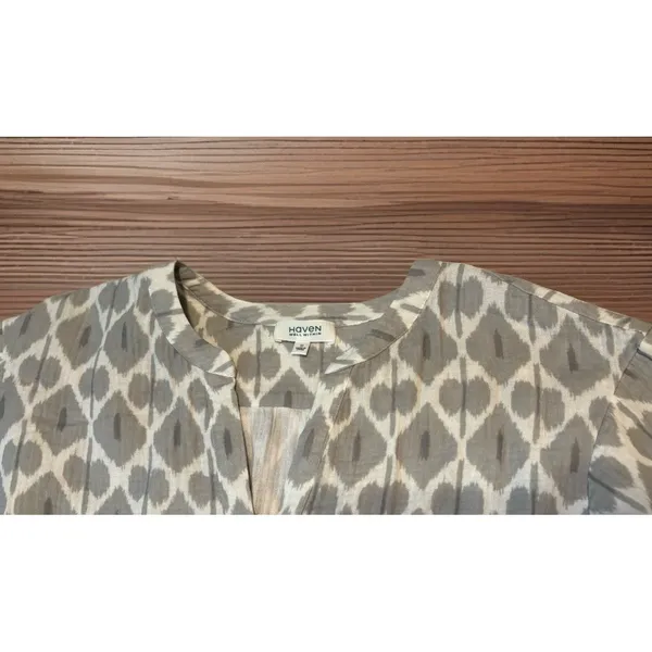 Talbots Haven Well Within 100% Organic Cotton Gauzy Lightwght Lounge Top Size M - Image 3