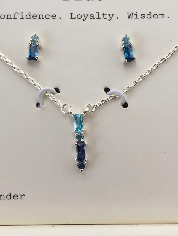 Jewelry Set Blue - Image 2