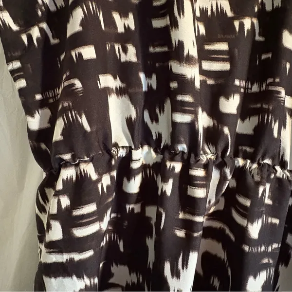 Motherhood Maternity Summer Short‎ Dress Size Large Quarter Zip Lightweight Teal - Image 9