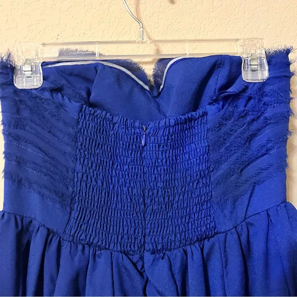 Do & Be Royal Blue Strapless Full Dress - Image 5