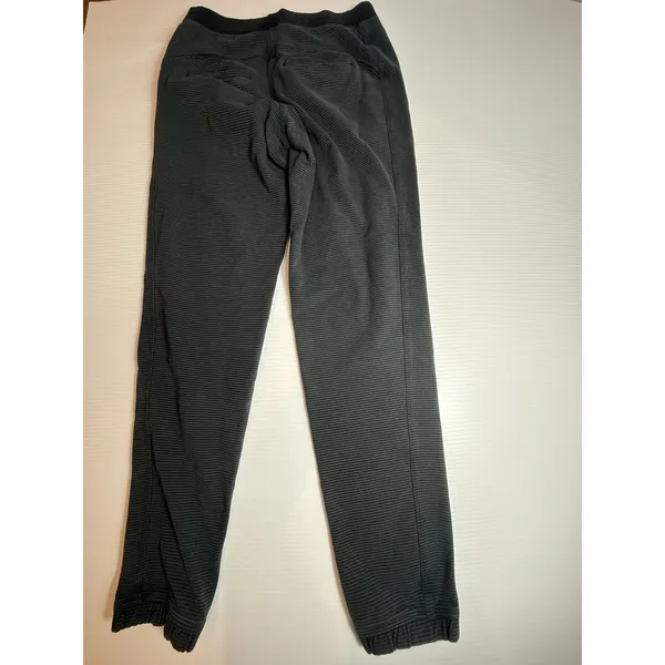 LULULEMON Women's‎ Gray Striped Casual Joggers Sweatpants Size 8 - Image 4