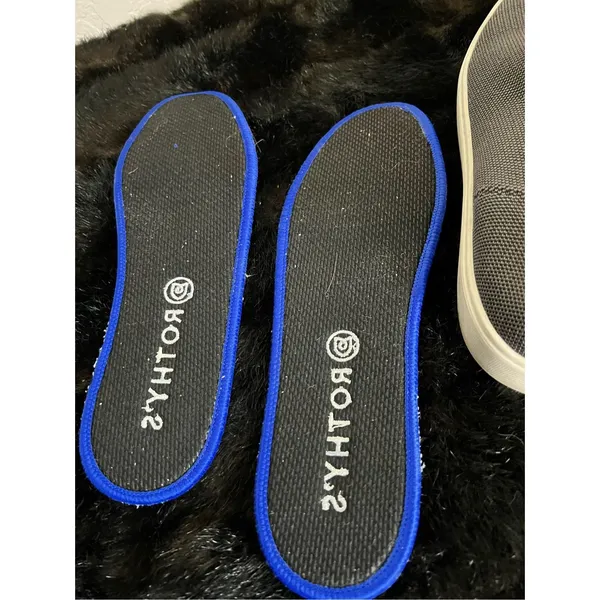 Rothy's The Original Slip On Sneaker Anchor Textile Blue grey Women’s US 8.5 - Image 9
