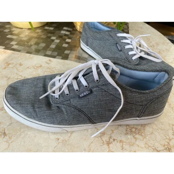Vans Size 8 women’s gray sneakers - Image 7