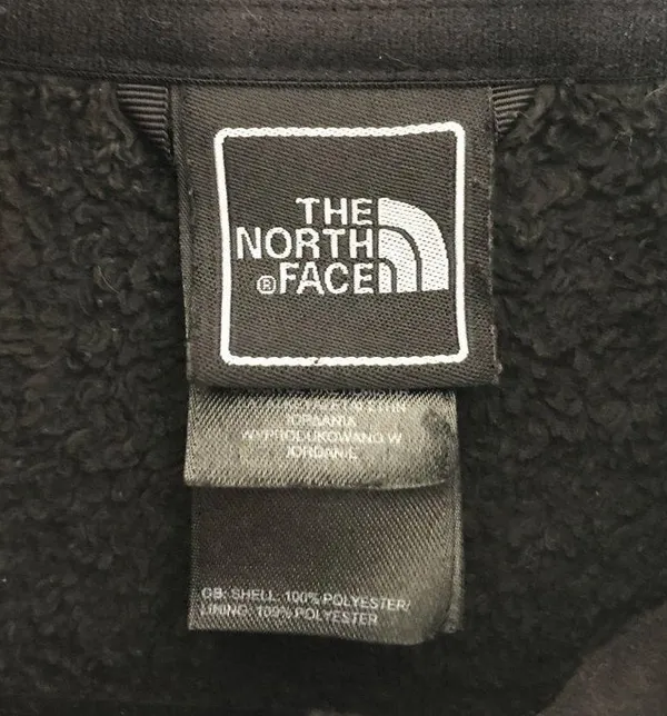 The North Face Womens Osito Jacket Plush Fuzzy Full Zip Pockets Black M - Image 4