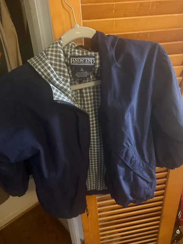 Lands' End Jacket Blue - Image 4
