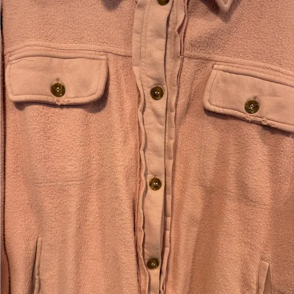 Altar'd‎ State Blush Pink Fleece Heavyweight Jacket - Image 2