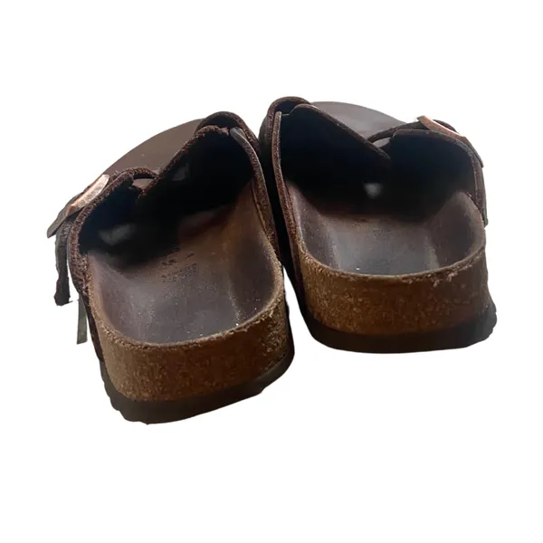 Boston Oiled Brown Leather Clogs 🔥 - Image 6