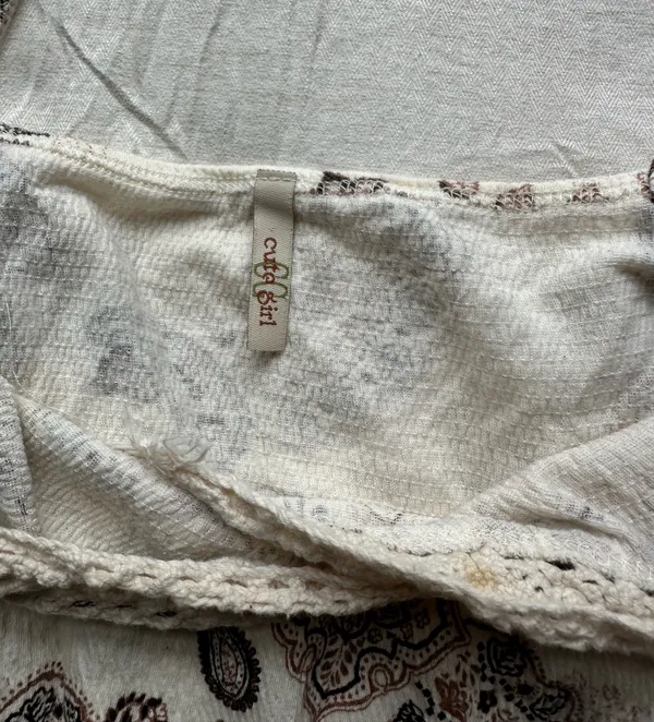 baby dolls style tank top White Size XL - Image 5