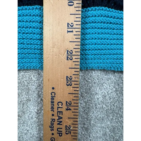 Anthropologie Jenette Blue‎ Crochet High Neck Halter Top Sweater Knit Tank Med - Image 7