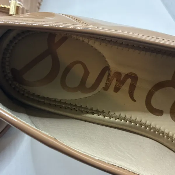 Sam Edelman Women’s Lior Loafers Tan Rosa Blush Patent Leather Size 9 - Image 6