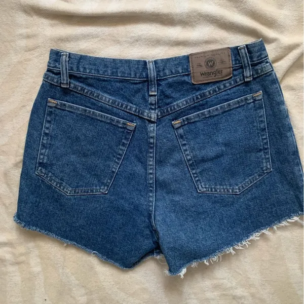 Wrangler cutoff denim shorts - Image 3