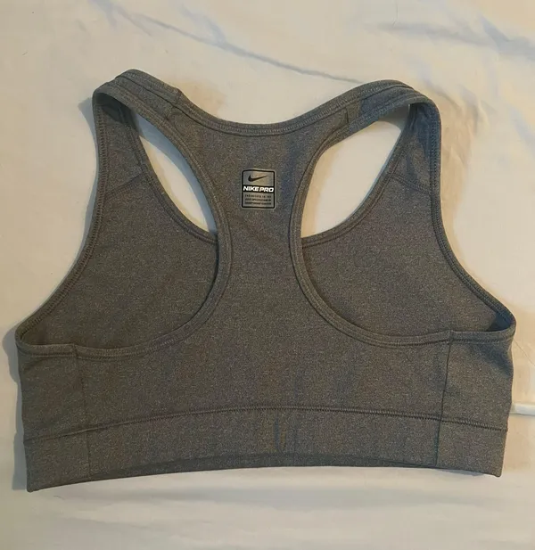 Nike Gray  Sports Bra - Image 2