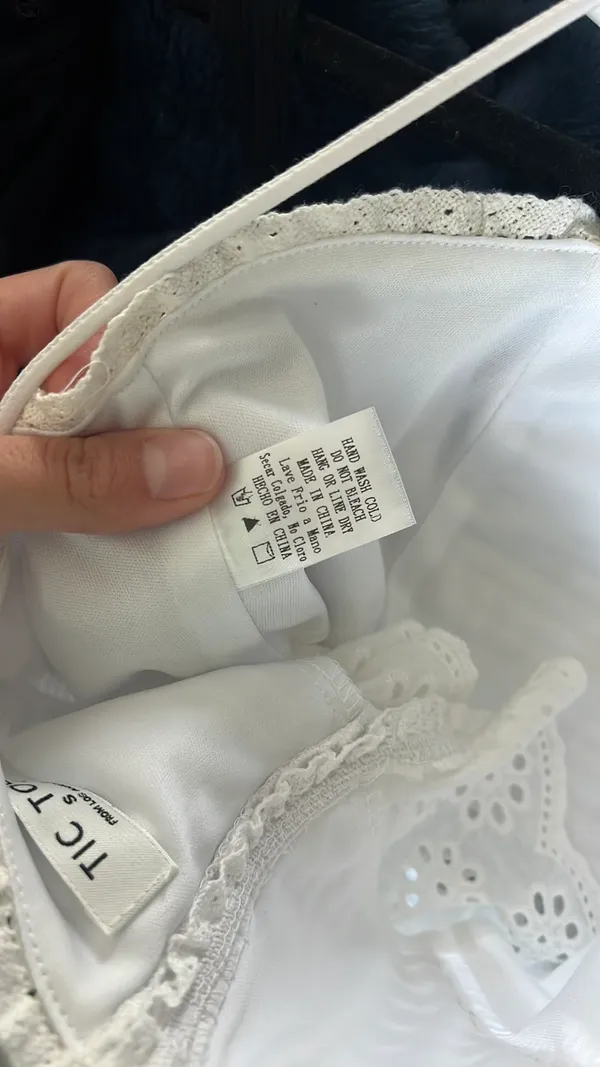 White Tic Toc Crop Top - Image 4