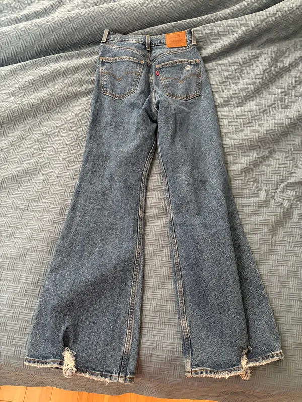Levi’s 70s high rise flare jeans 24 - Image 2