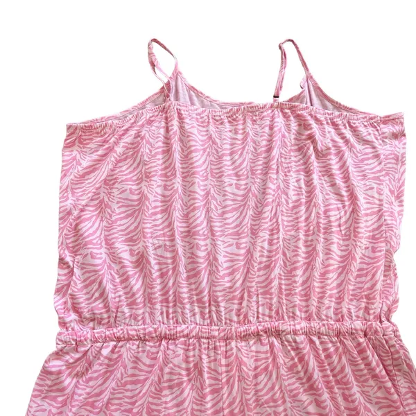 Pretty Secrets Romper 28/30 Pink Animal Print Adjustable Sleepwear New - Image 6