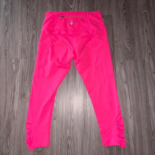 Free People Movement You’re A Peach Pink Leggings - Image 4
