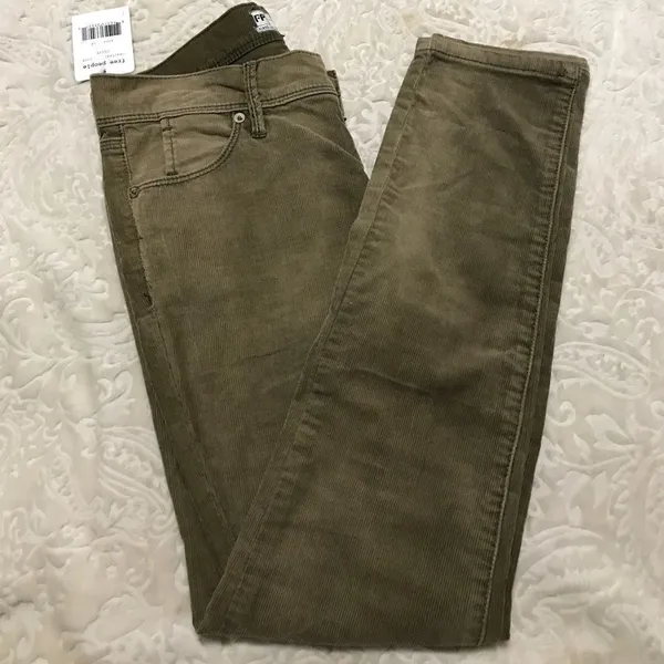 Free People Crop Cord Skinny‎ Pants NWT - Image 4