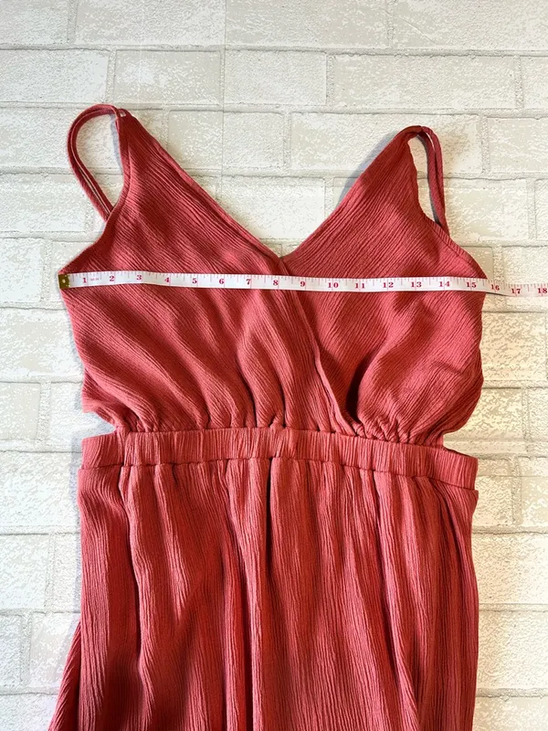 Lulus Rust V-Neck Maxi Dress with Side Slits - Image 7
