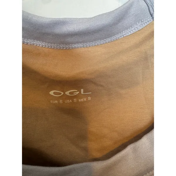 OGL Scoop Neck Side Ruched New Airy Bra Midi Dress Powder Lilac Size S New - Image 3