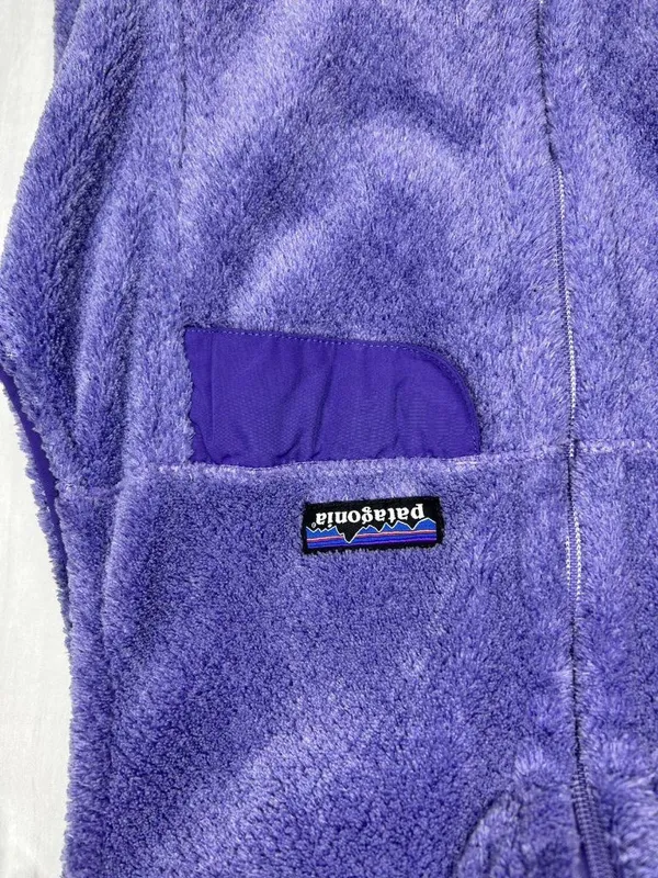 Patagonia Vest Womens Sz Small Re-tool Polartec Fleece Purple Hiking Gorp - Image 4