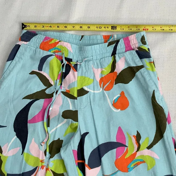 A New Day‎ Linen Blend Wide leg Ankle pants size large - Image 5