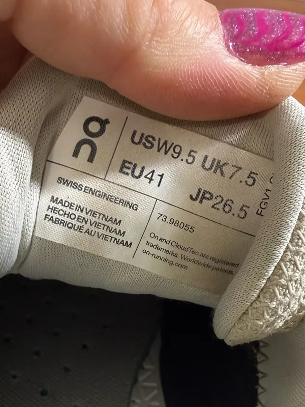On Running Cloudwander Waterproof Hiking Sneaker Shoe Running Ivory Sand‎ W9.5 - Image 9