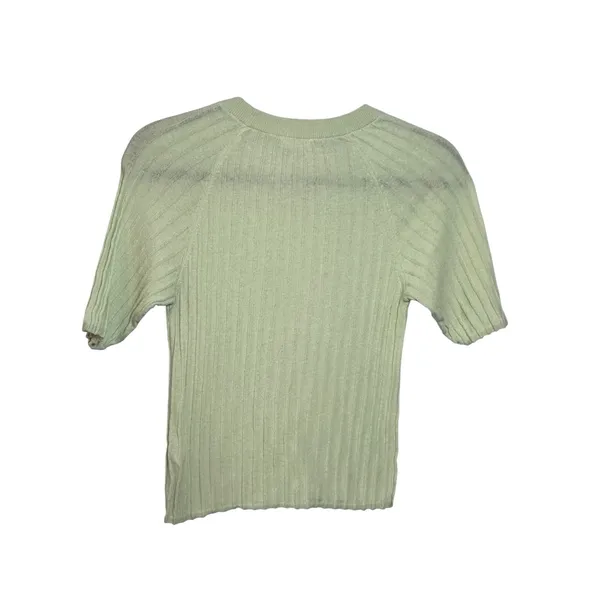 Free People Friday Morning light green Sugared Mint ribbed knit‎ XS Lightweight - Image 4