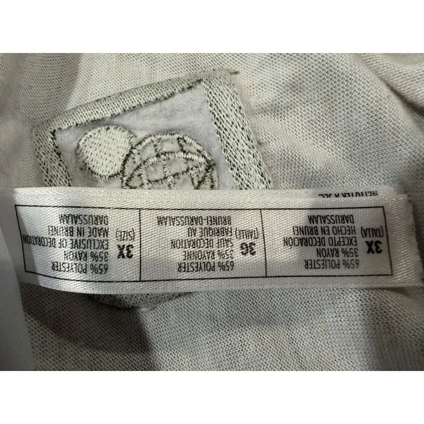 Disney Parks Animal Kingdom 1998 Chip Dale Raglan Graphic Tee White Green‎ 3X - Image 11