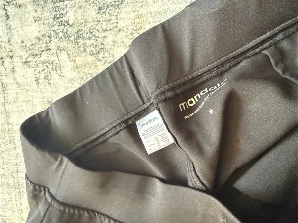 Mandala Black Jogger two piece scrub set Size M - Image 4