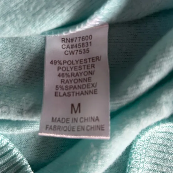 Chaser Zip-Up Hoodie Color Breezy Size Medium‎ NWT - Image 6