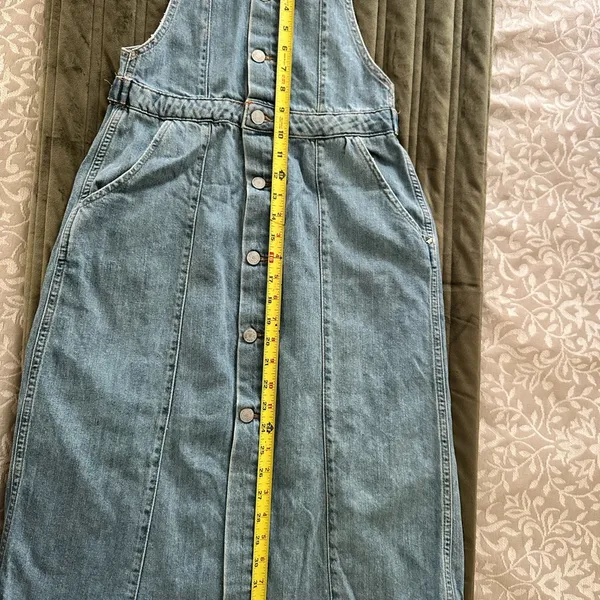 Zara Denim Button-Down Dress - Image 9
