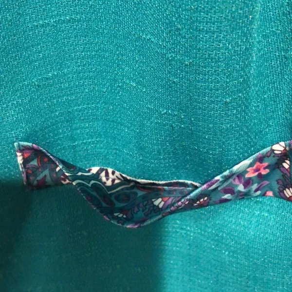 Pablo Collection Vintage Art Deco Teal Suit Jacket - Image 4
