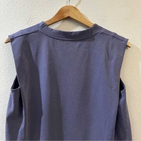 Athleta Seasoft Tank Sweatshirt In Periwinkle‎ Size Small - Image 7