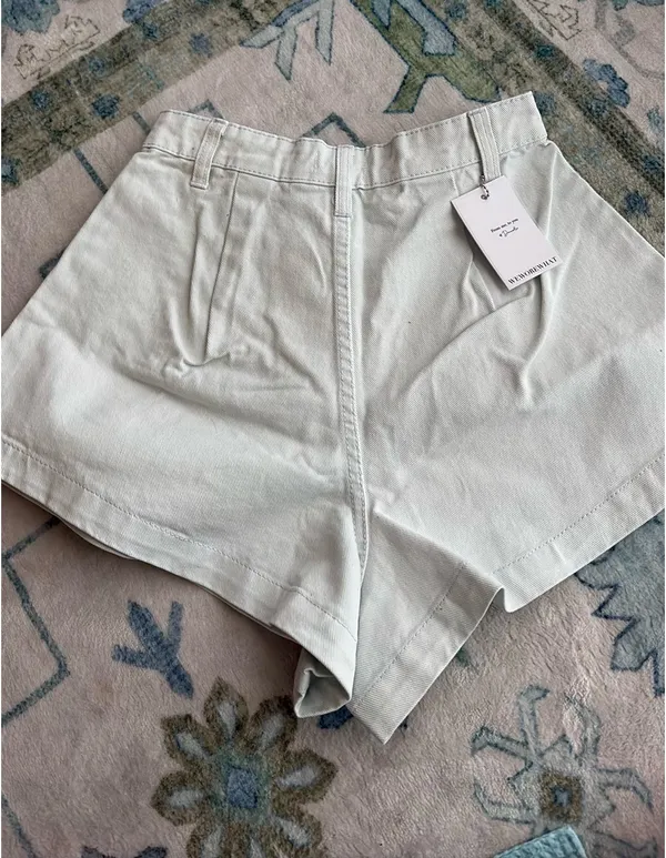 WeWoreWhat Denim Shorts, very light wash, size 25 - Image 2