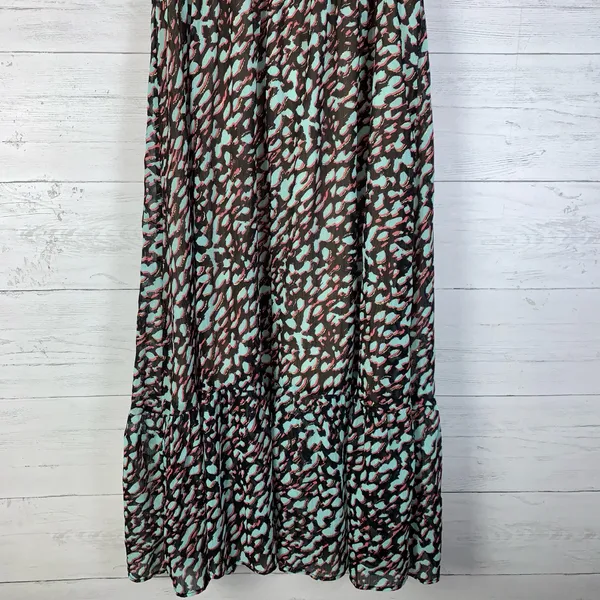 EE:Some maxi dress patterned elastic waist size L - Image 4