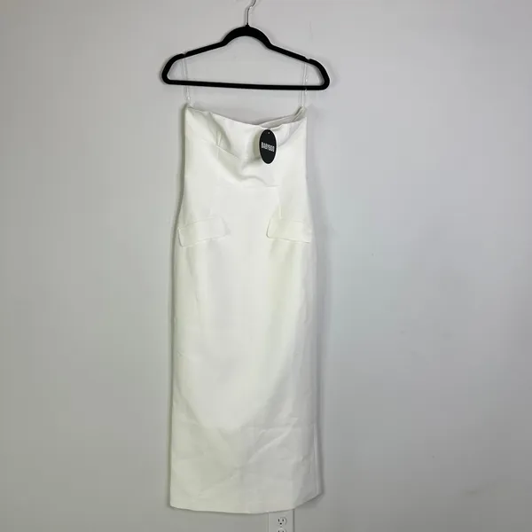 NEW Babyboo Roxanne Midaxi Dress Ivory Size Medium Cocktail Party Dress - Image 3