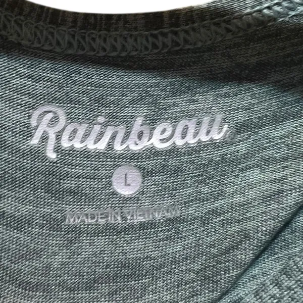 Rainbeau Heathered Green Boxy Soft Tank Top‎ Size Large - Image 4